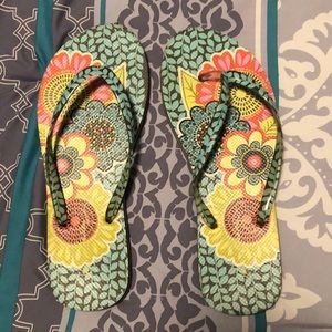 Vera Bradley flip flops